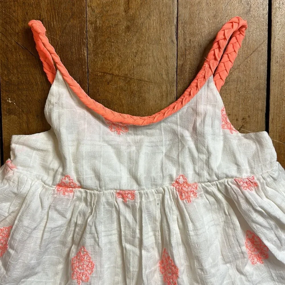 Childrens Place Dress 12 to 18 months cotton dress white Easter Spring Summer